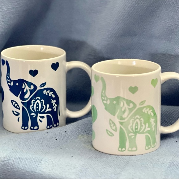 An elephant with its trunk turned upward is said to be good luck. - Picture 1 of 2